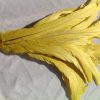 Lemon Yellow Rooster Feathers